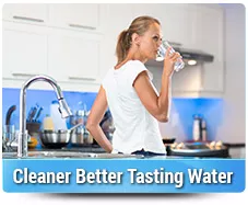 cleaner, better tasting water